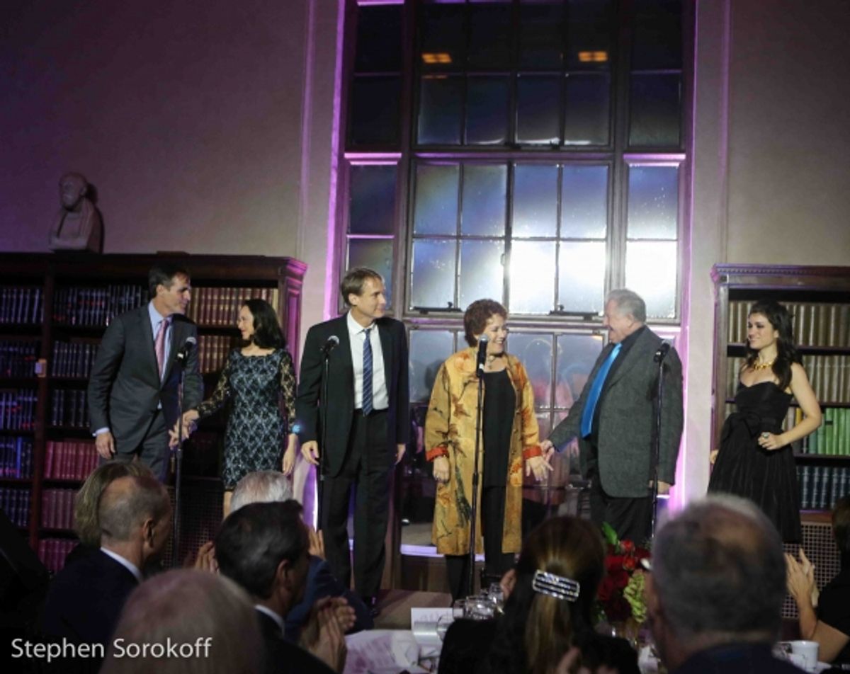 Howrd McGillin, Victoria Mallory, Gregg Edelman, Judy Kaye, Harvey Evans, Sarah Stiles at 