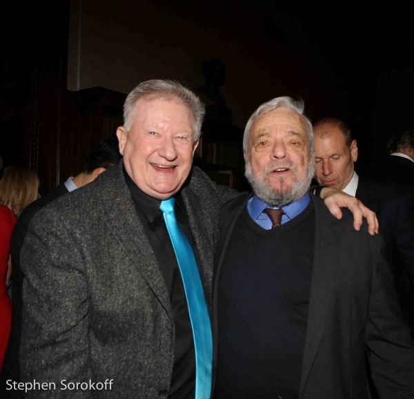 Harvey Evans & Stephen Sondheim Photo