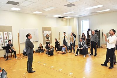 Director Alan Paul and the cast  Photo