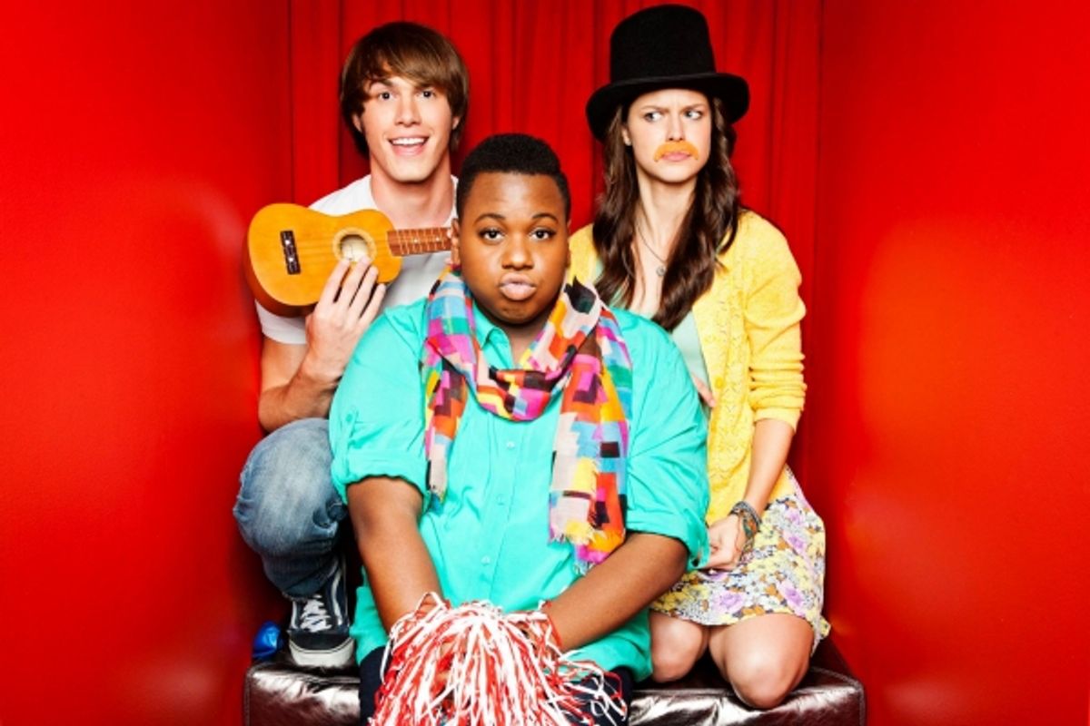 Blake Jenner, Alex Newell, Melissa Benoist at 