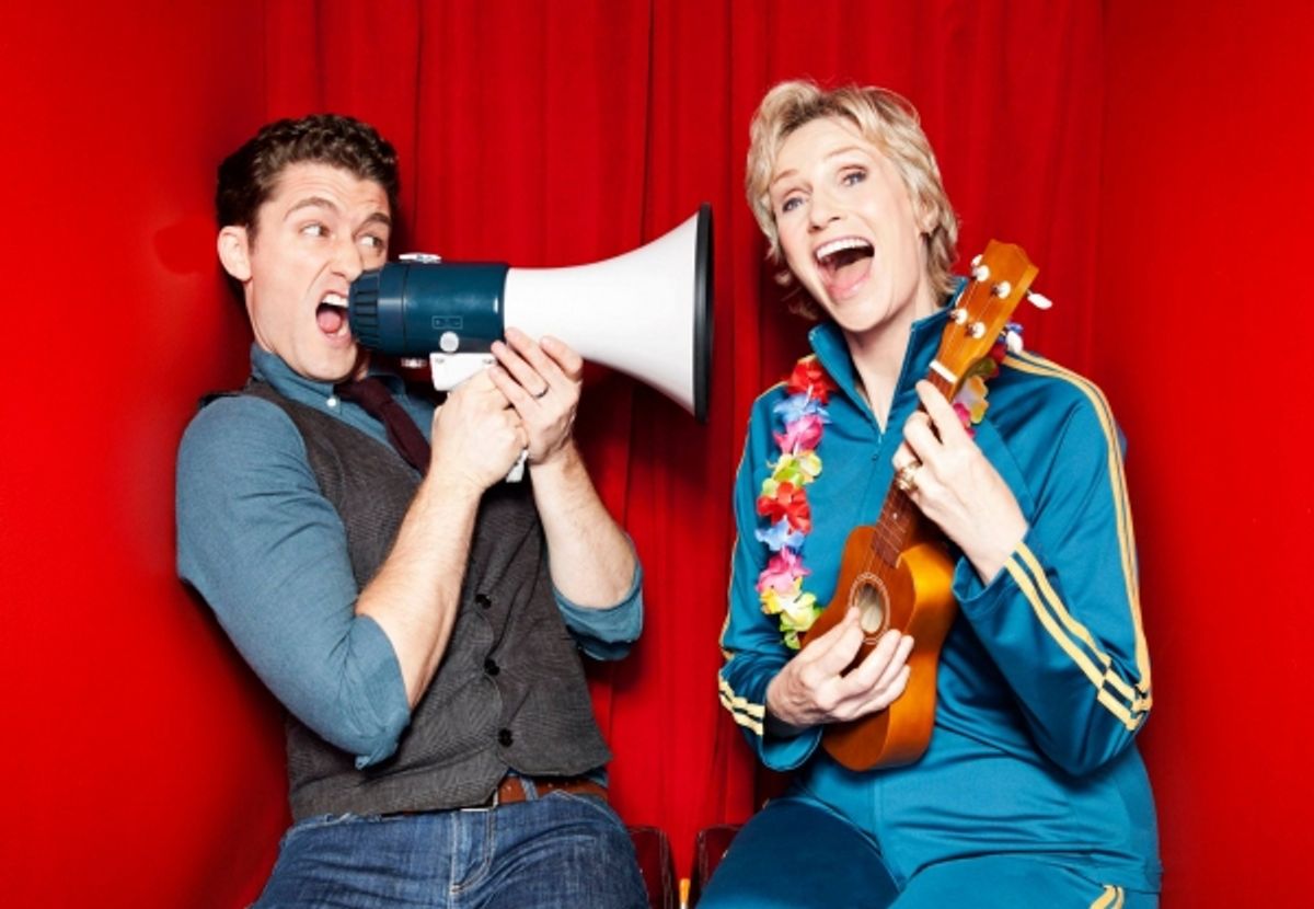 Matthew Morrison, Jane Lynch at 
