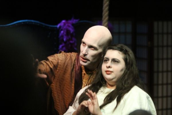 Tim Thorn as John Barrymore, Joanna Hubbard as Ghost Caroline Photo