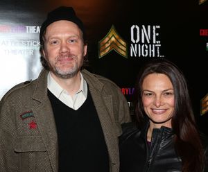 Andrew Garman and guest @ BroadwayWorld Andrew Garman and guest Photo