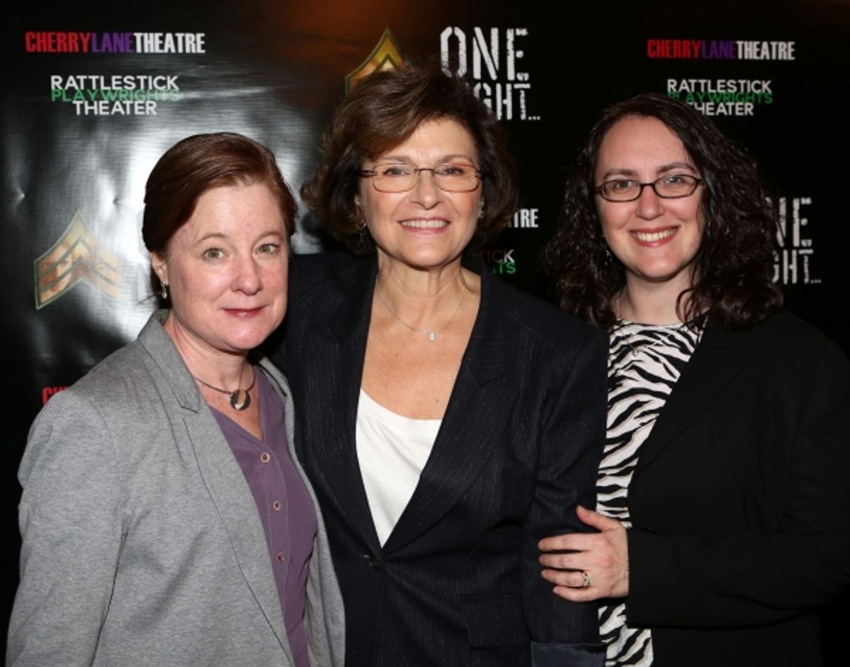 Julie Crosby, Angelina Fiordellisi, Rachel Reiner at 