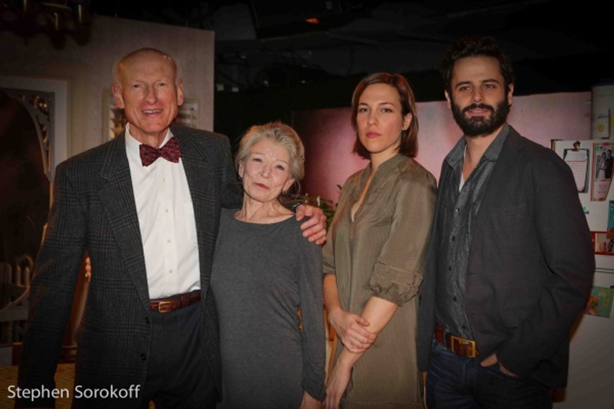 James Rebhorn, Phyllis Somerville, Rebecca Henderson, Luke Kirby at 
