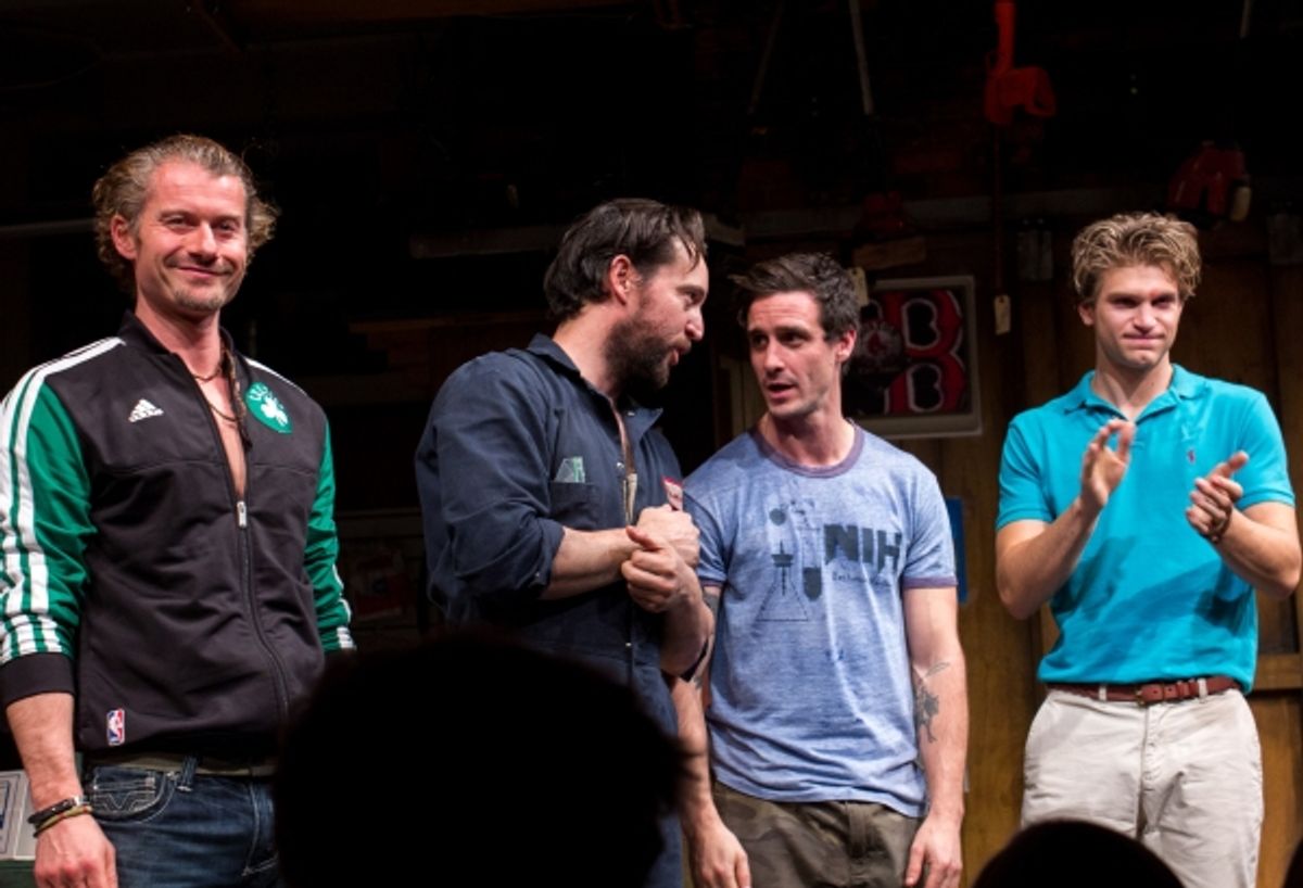 James Badge Dale, John Pollono, James Ransone, Keegan Allen at 