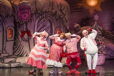 Eileen Bowman as Grandma Who, Bets Malone as Mama Who, Geno Carr as Papa Who and KÃ® Photo