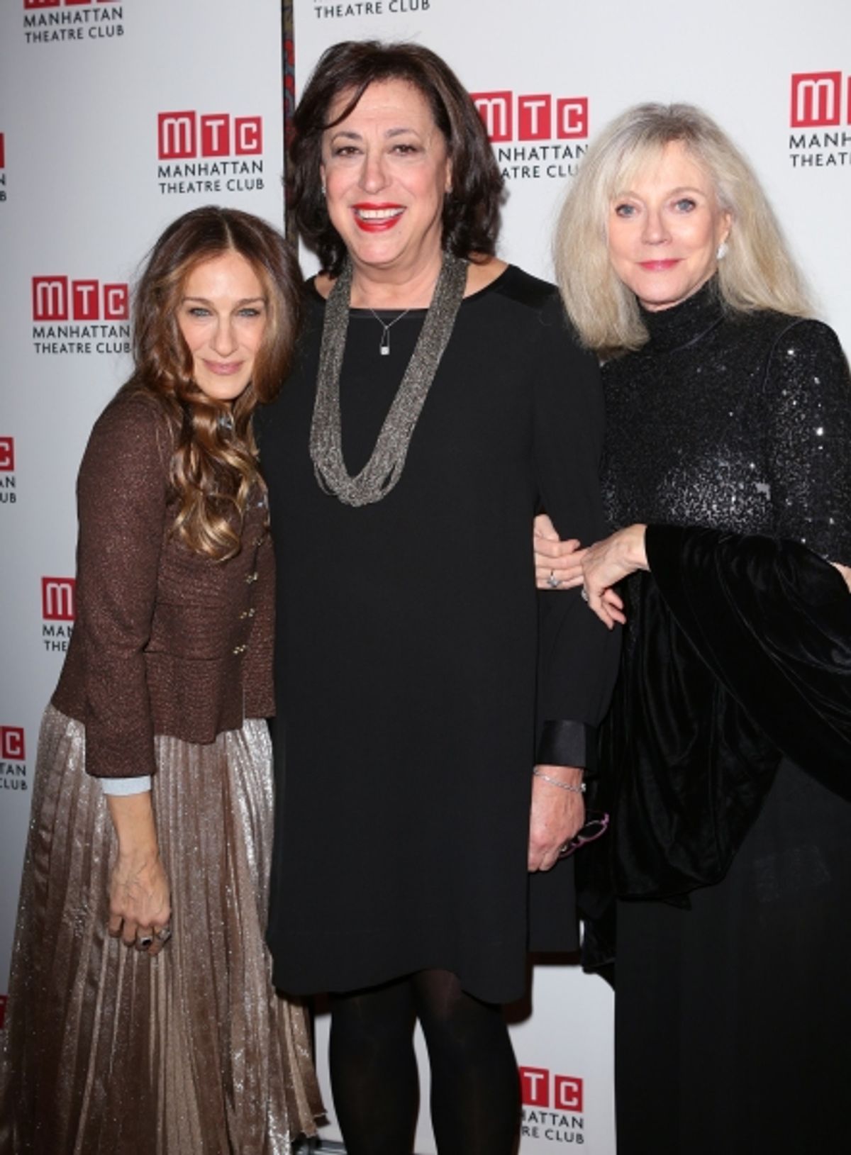 Sarah Jessica Parker, Lynne Meadow and Blythe Danner  at 