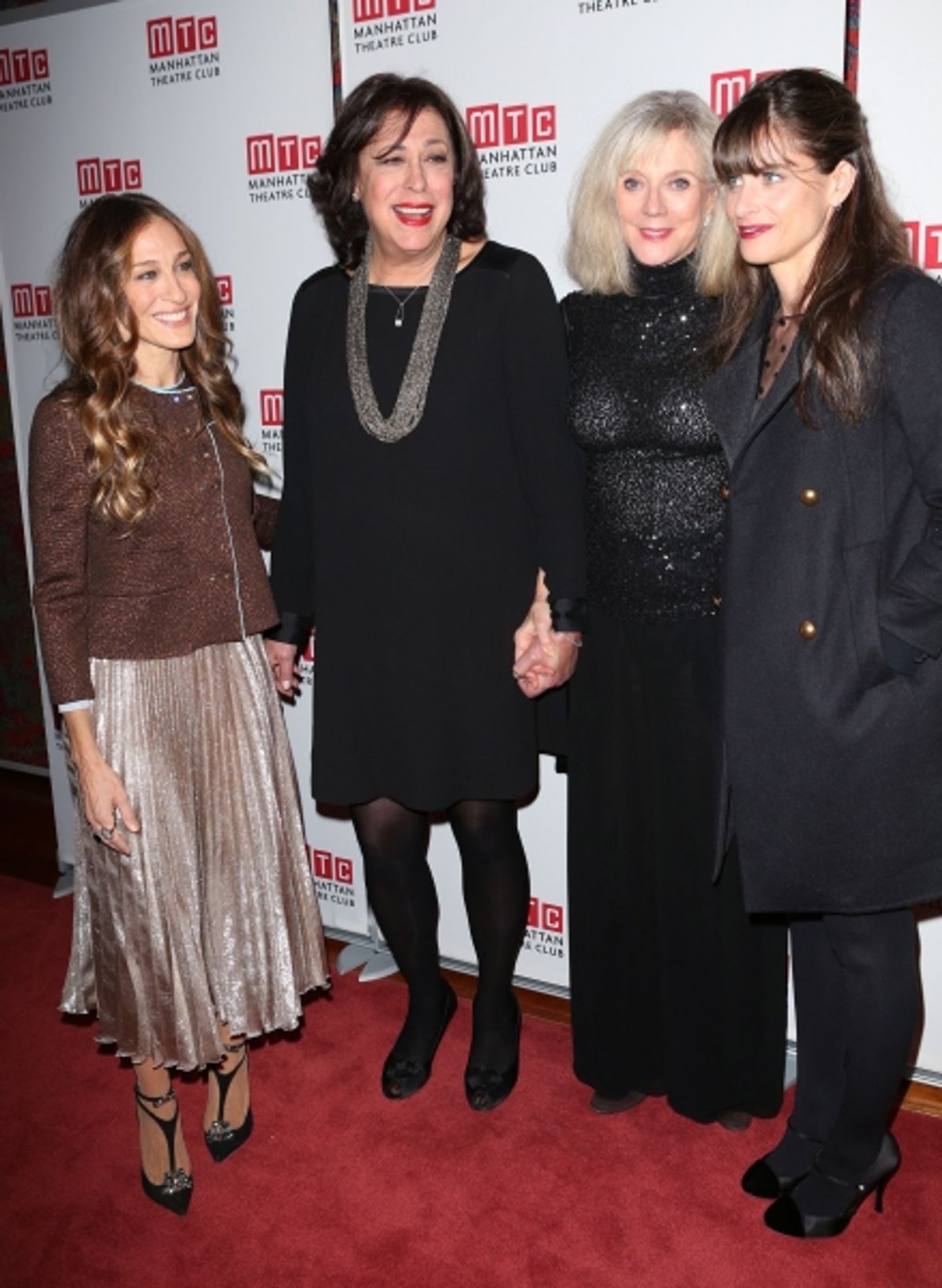 Sarah Jessica Parker, Lynne Meadow, Blythe Danner and Amanda Peet  at 