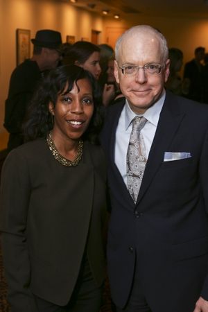 From left, Renae Williams Niles, Music Center, and CTG Producing Director Douglas C.  Photo
