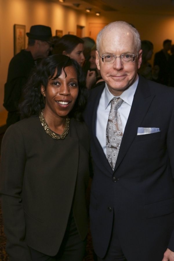 From left, Renae Williams Niles, Music Center, and CTG Producing Director Douglas C.  Photo