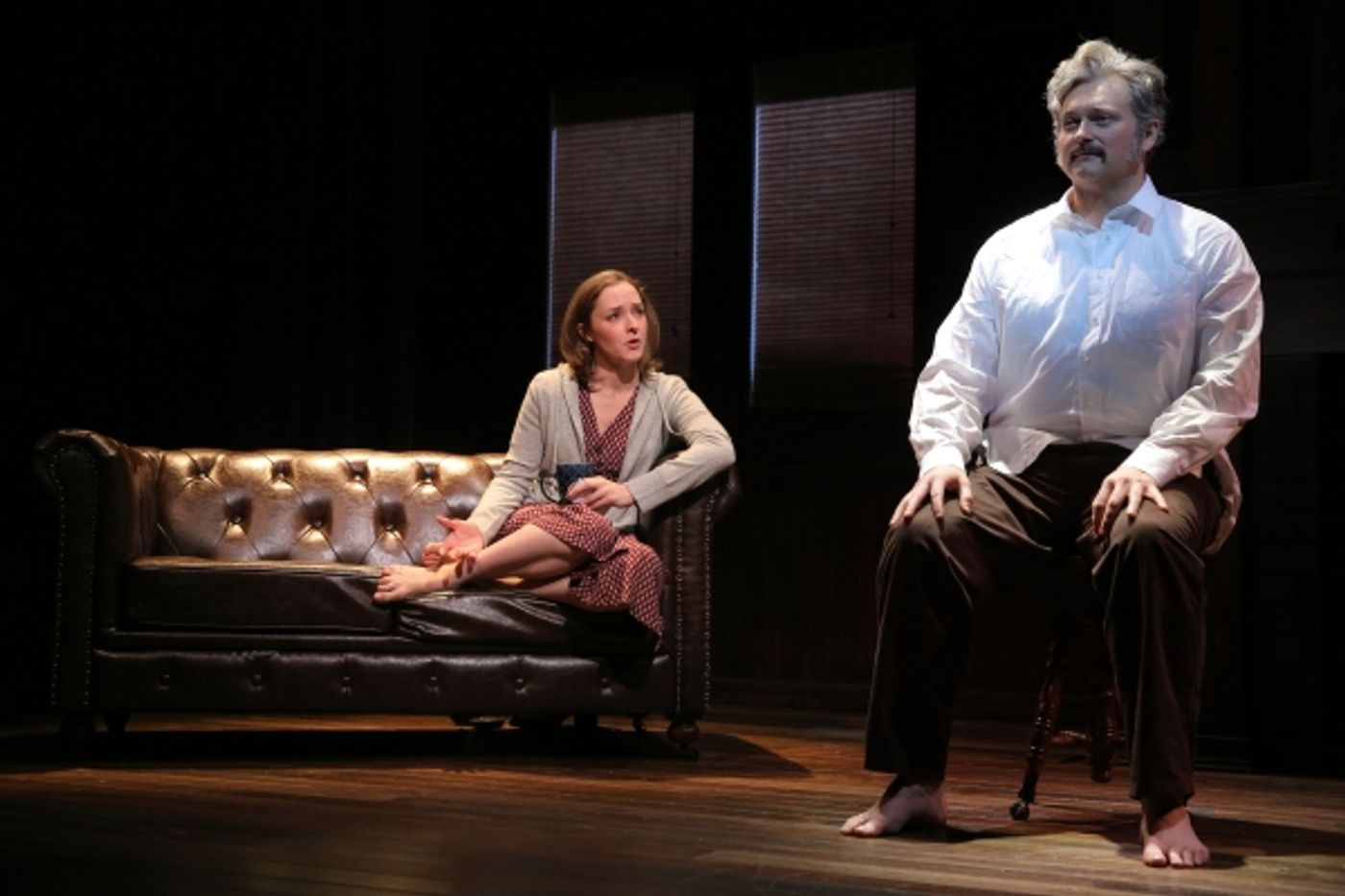Photo Flash: First Look at John Ellison Conlee, David Costabile & Amanda Quaid in Playwrights Horizons' THE (CURIOUS CASE OF THE) WATSON INTELLIGENCE  Image