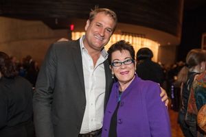 Director Jeff Calhoun and Artistic Director Molly SmithJohn and Leo Manzari @ BroadwayWorld Director Jeff Calhoun and Artistic Director Molly SmithJohn and Leo Manzari Photo