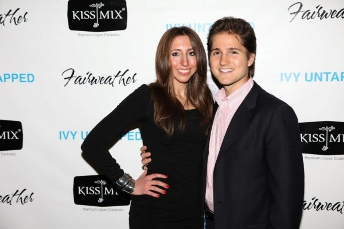 Ivy Untapped co-founders Alexandra Fairweather and Eric Goodman at Fairweather & Goodman Launch Ivy Untapped