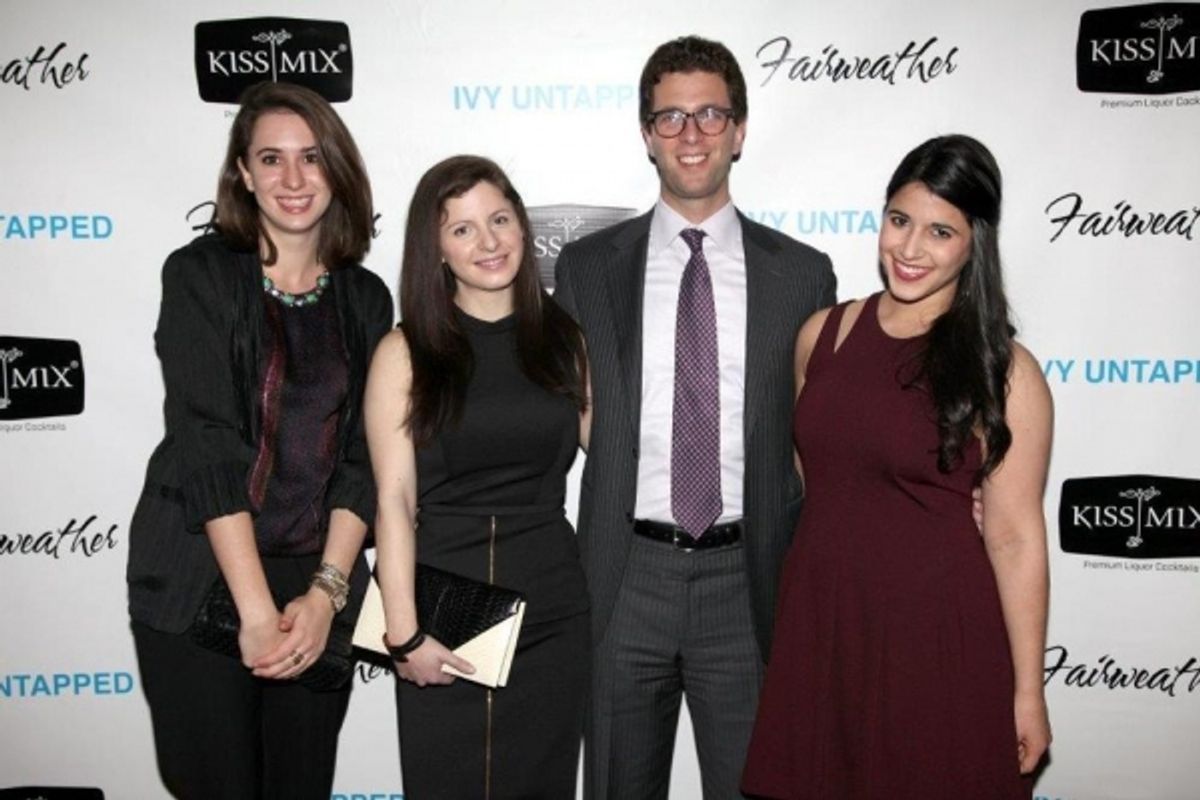Kadie Ross, Kate Vogel, Morgan Cohen, Dana Prussian at 