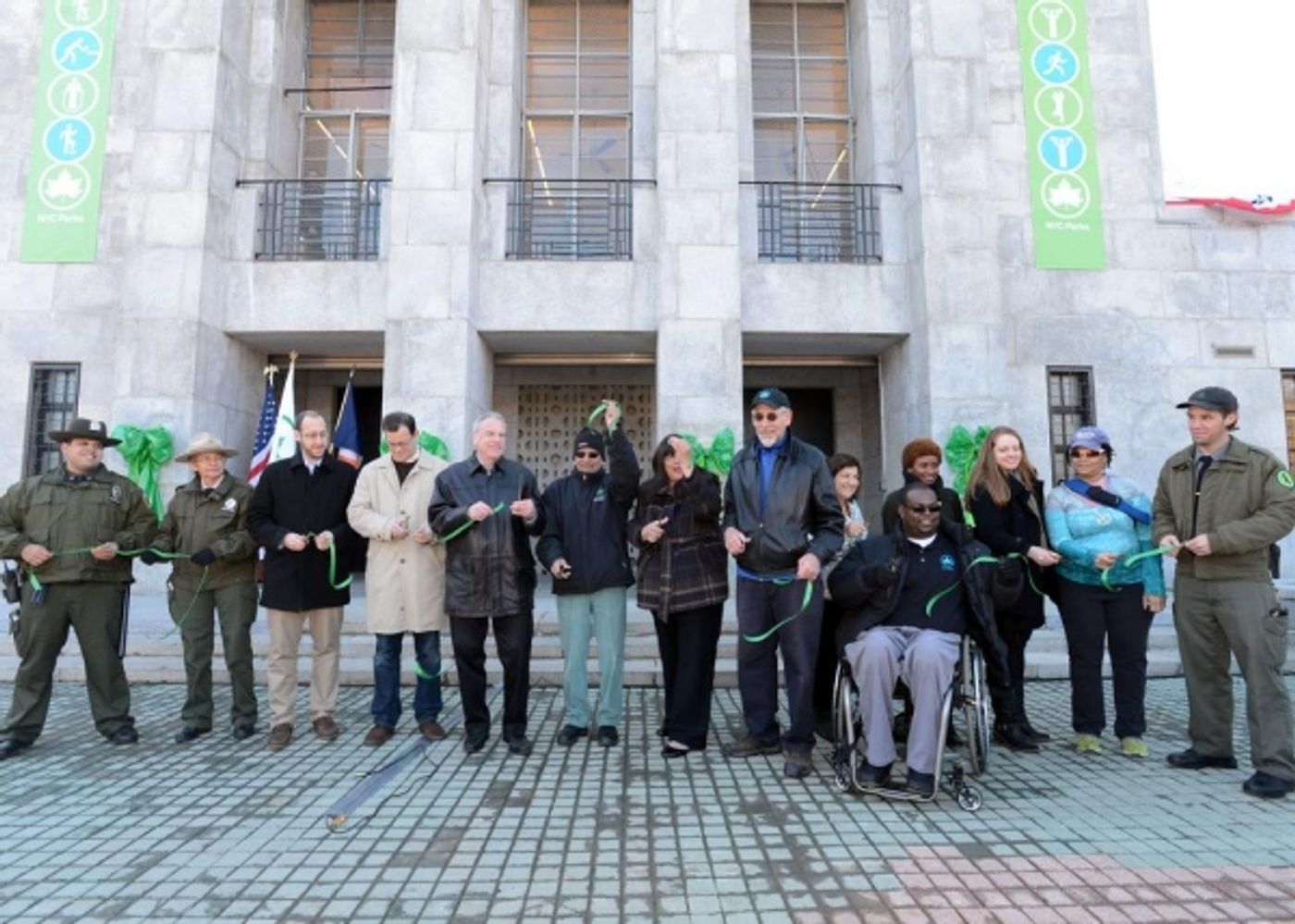 Photo Flash: NYC PARKS CUTS RIBBON ON RENOVATED WILLIAMSBRIDGE OVAL RECREATION CENTER Photo Flash: NYC PARKS CUTS RIBBON ON RENOVATED WILLIAMSBRIDGE OVAL RECREATION CENTER Image