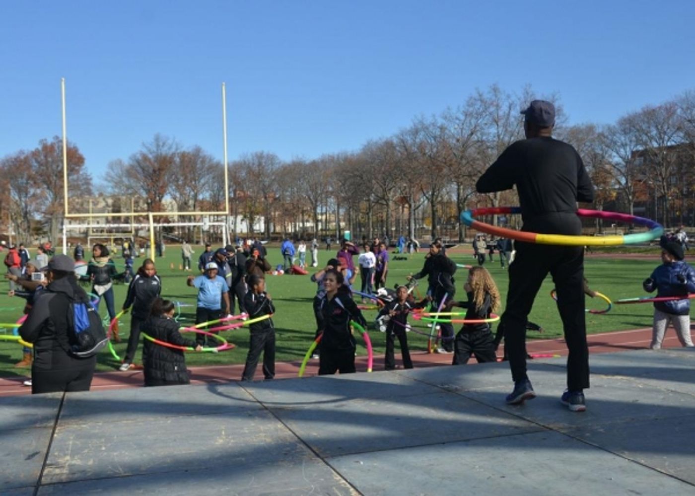 Photo Flash: NYC PARKS CUTS RIBBON ON RENOVATED WILLIAMSBRIDGE OVAL RECREATION CENTER Photo Flash: NYC PARKS CUTS RIBBON ON RENOVATED WILLIAMSBRIDGE OVAL RECREATION CENTER Image