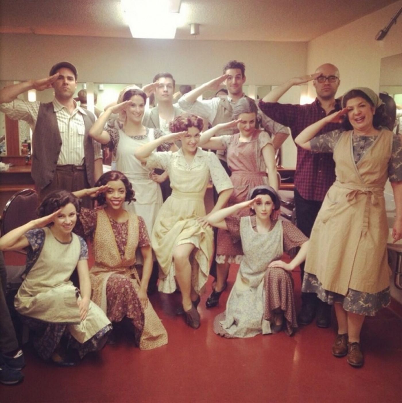 Photo Flash: Saturday Intermission Pics, Nov 23 - First SIP from BEAUTIFUL; HAPPY FELLA 'Catches Fire' and More!  Image