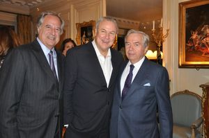 Stewart F. Lane, Robert Wilson and Xavier Guerrand-Hermes Photo