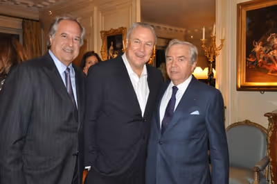 Stewart F. Lane, Robert Wilson and Xavier Guerrand-Hermes Photo