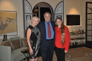 Shaika Paula al Sabah, Stewart F. Lane and Bonnie Comley Photo