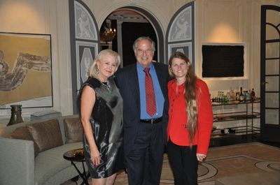 Shaika Paula al Sabah, Stewart F. Lane and Bonnie Comley Photo