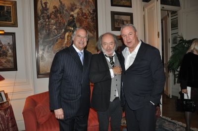 Stewart F. Lane, Michel Taittinger, Robert Wilson Photo
