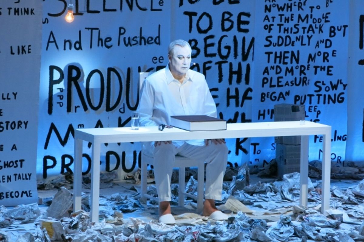 Robert Wilson in The Lecture on Nothing at 