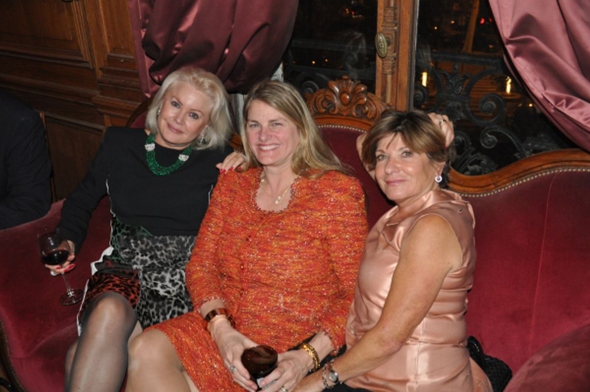 Shaika Paula al Sabah, Bonnie Comley, Isabel Rodriguez at 