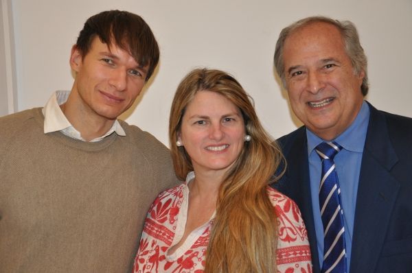 Tilman Hecker, Bonnie Comley and Stewart F. Lane Photo