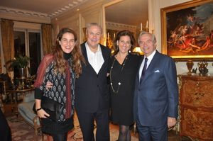 Artemis Baltoyanni, Robert Wilson, Madga Baltoyanni-Kallitsantsis and Xavier Guerrand Photo