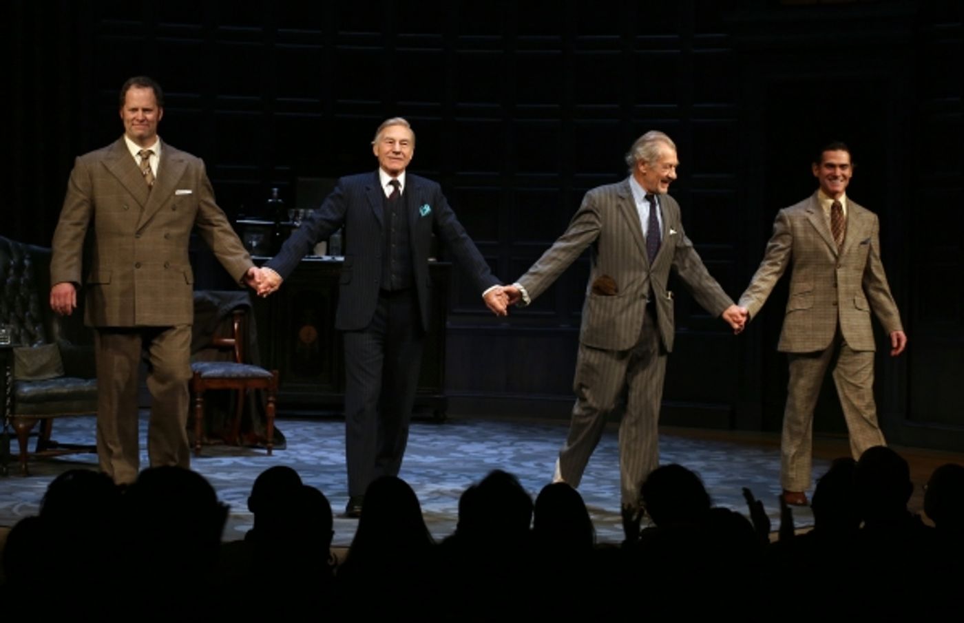 Photo Coverage: Ian McKellen, Patrick Stewart & More Take First Official Bow in NO MAN'S LAND  Image