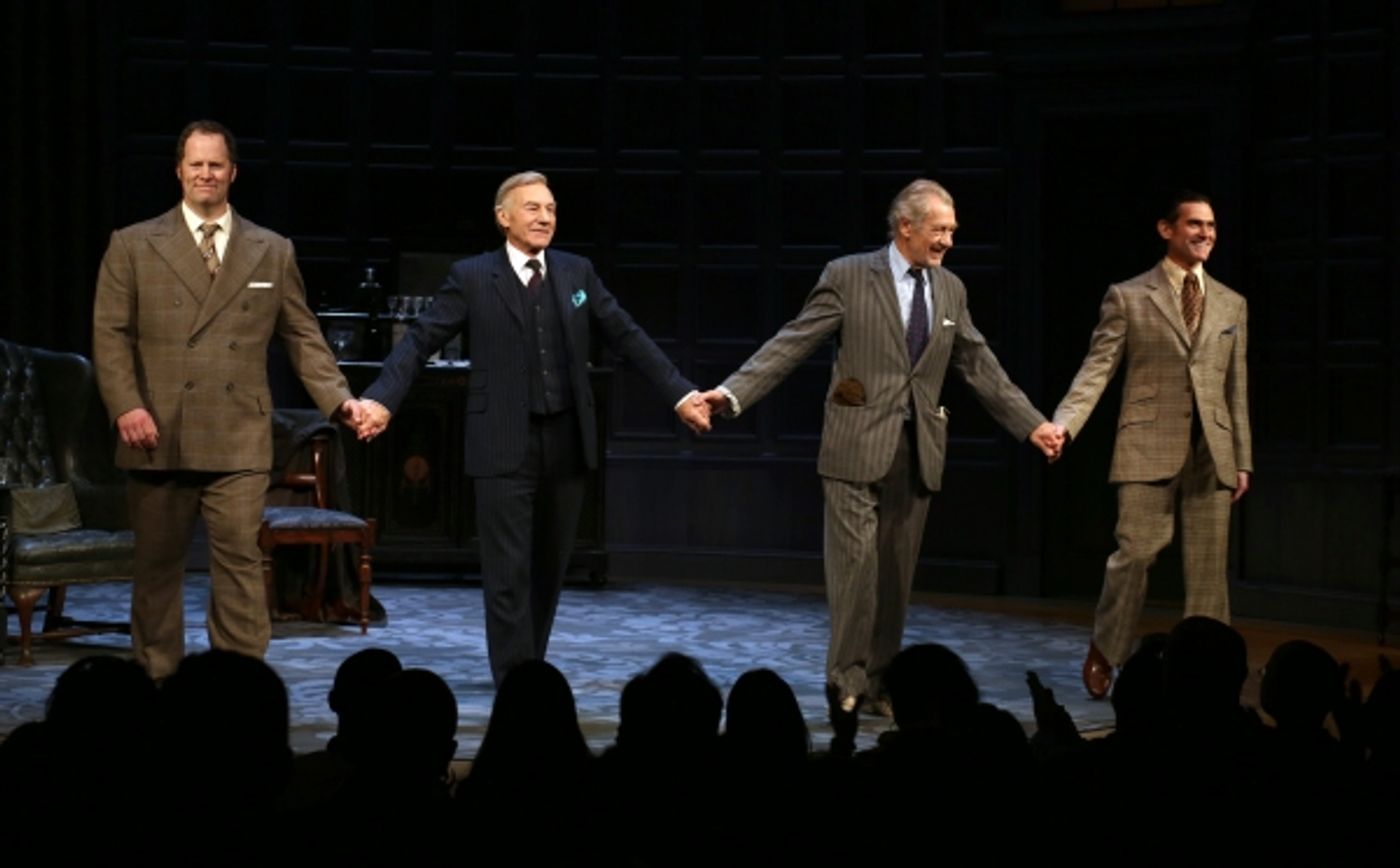 Photo Coverage: Ian McKellen, Patrick Stewart & More Take First Official Bow in NO MAN'S LAND  Image