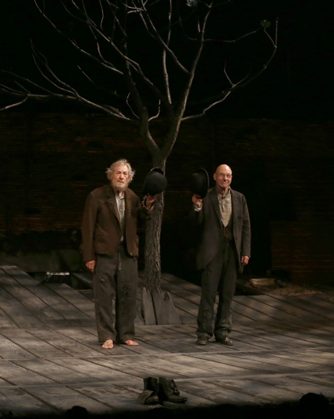 Photo Coverage: Inside the WAITING FOR GODOT Opening Night Curtain Call!  Image