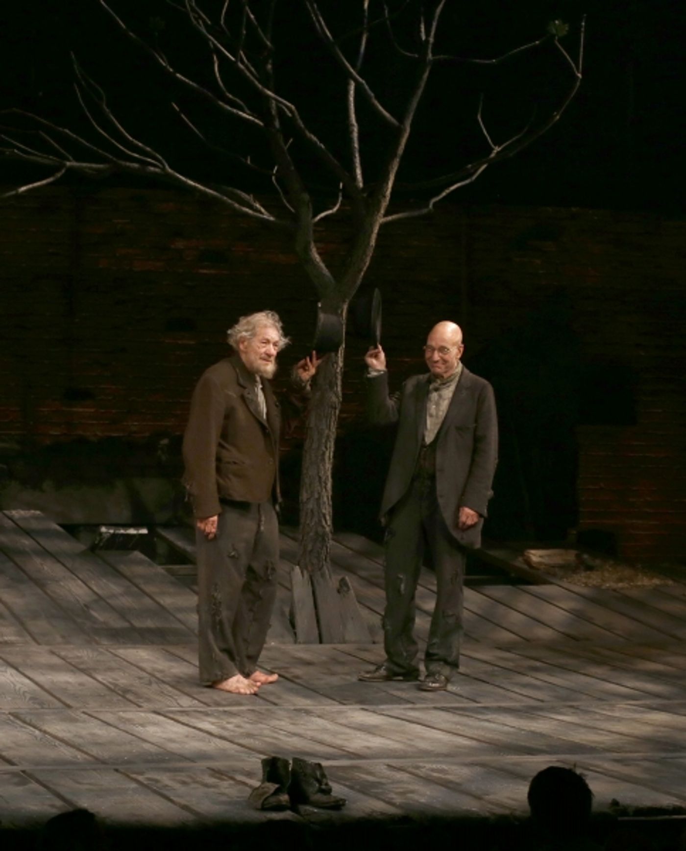 Photo Coverage: Inside the WAITING FOR GODOT Opening Night Curtain Call!  Image