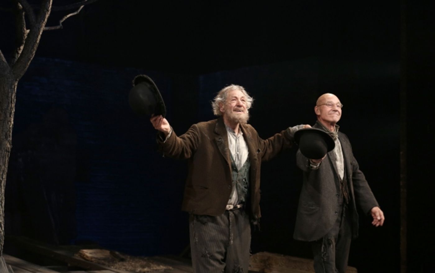 Photo Coverage: Inside the WAITING FOR GODOT Opening Night Curtain Call!  Image