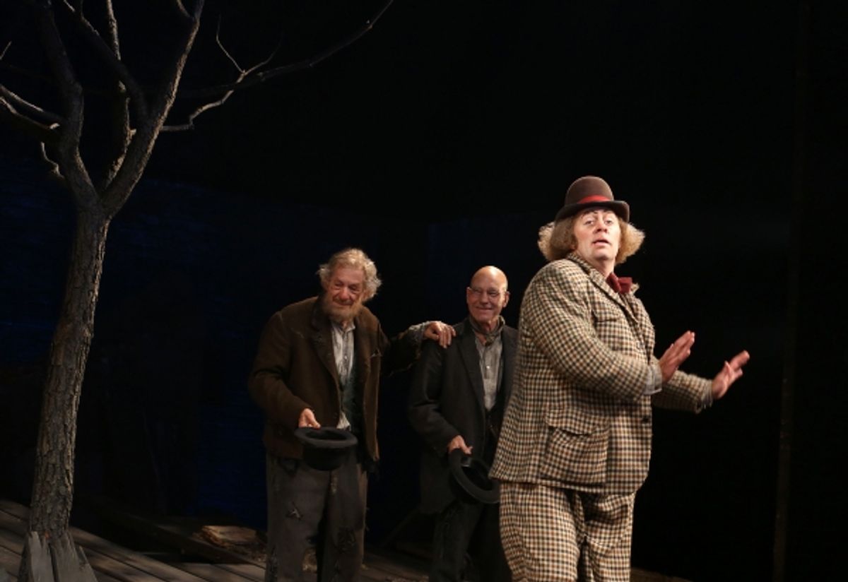 Ian McKellen, Patrick Stewart and Shuler Hensley at 