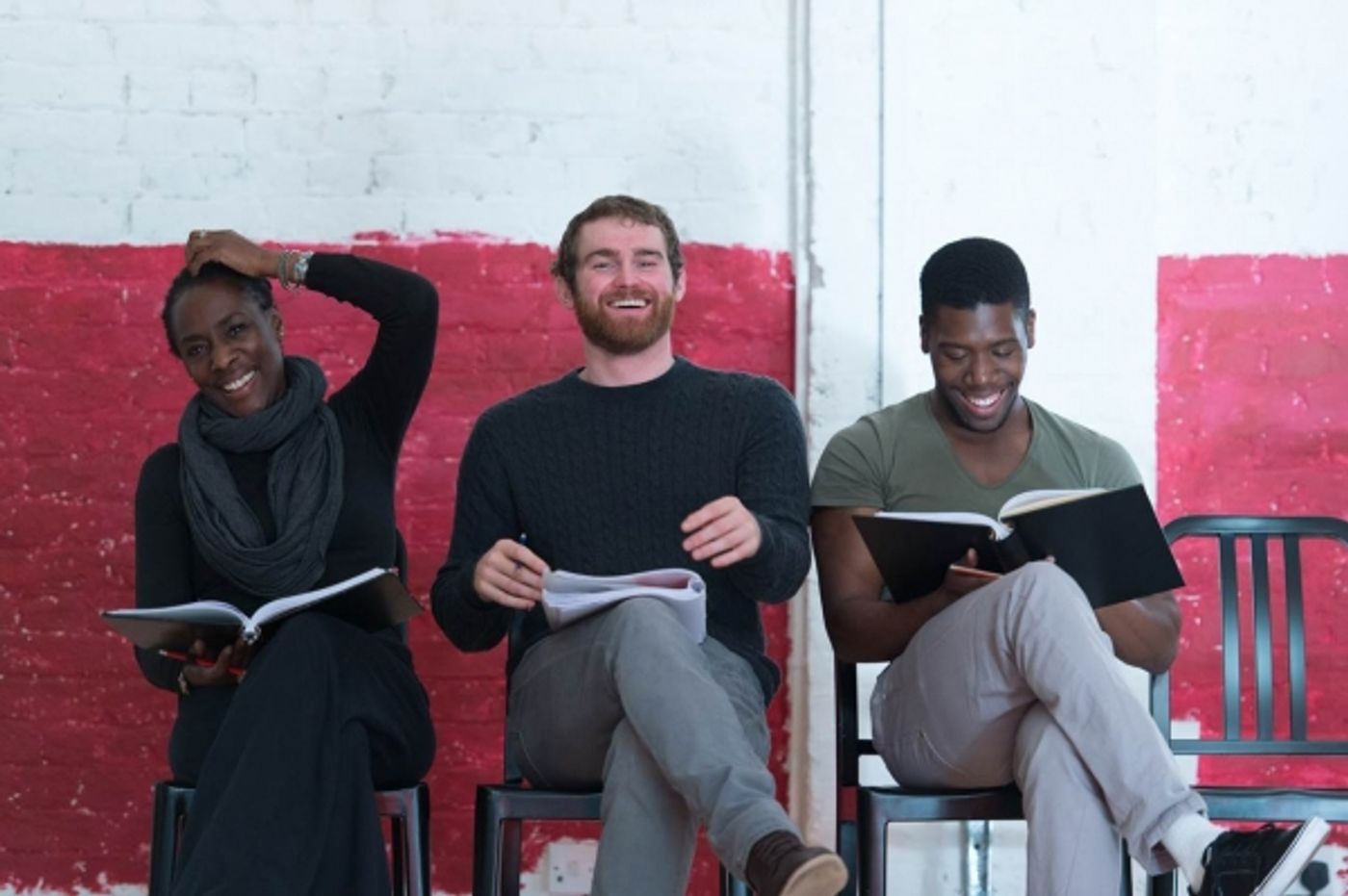Photo Flash: In Rehearsal with Tom Hiddleston & More for Donmar Warehouse's CORIOLANUS  Image