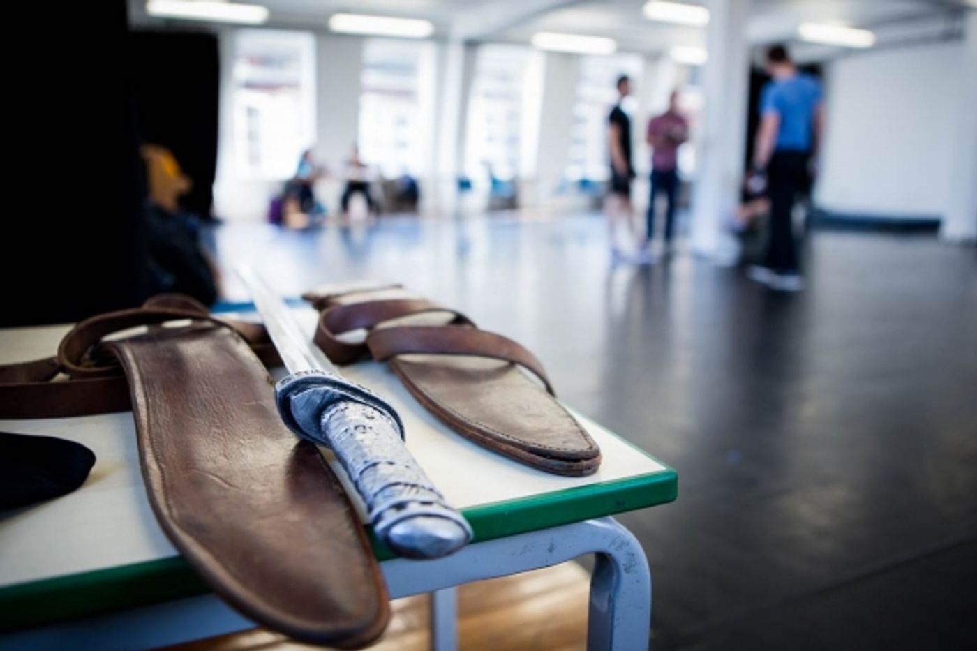 Photo Flash: In Rehearsal with Tom Hiddleston & More for Donmar Warehouse's CORIOLANUS  Image