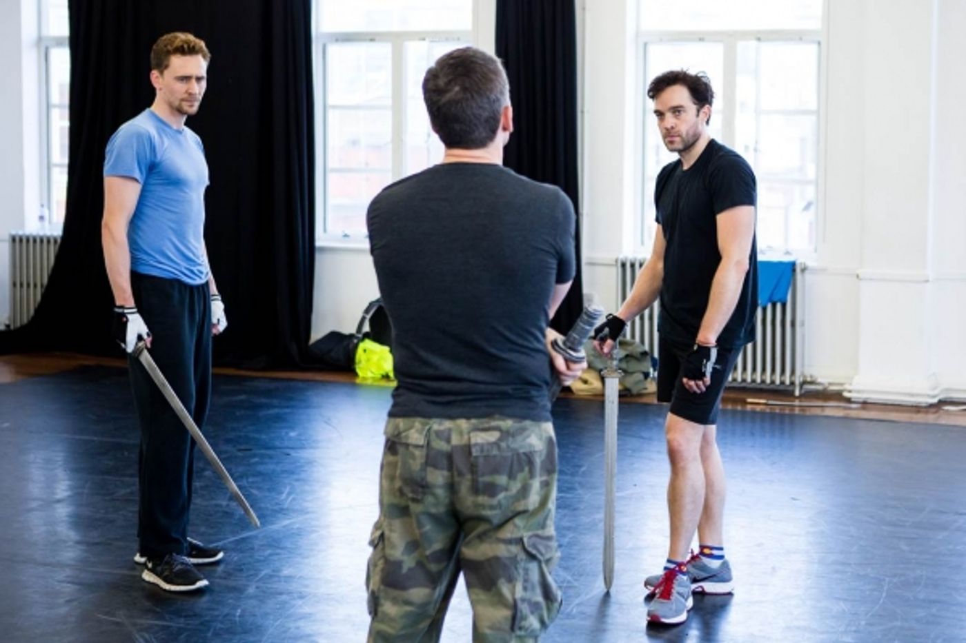 Photo Flash: In Rehearsal with Tom Hiddleston & More for Donmar Warehouse's CORIOLANUS  Image