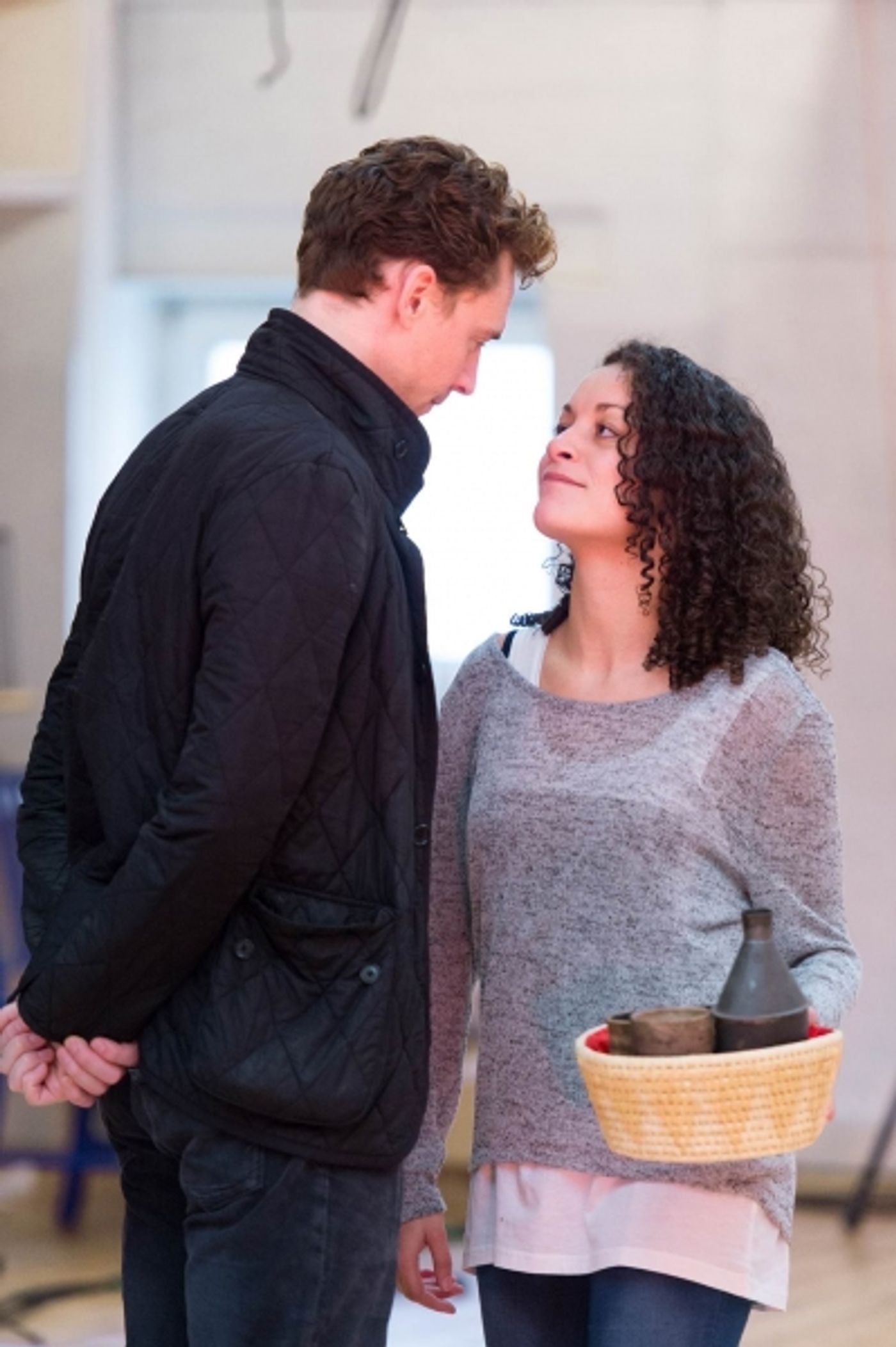 Photo Flash: In Rehearsal with Tom Hiddleston & More for Donmar Warehouse's CORIOLANUS  Image