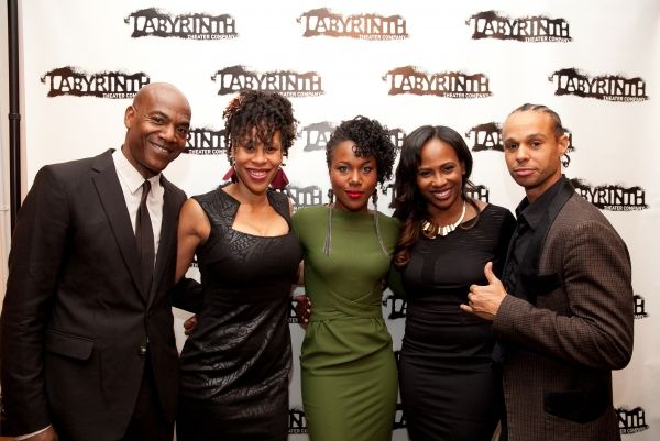 Cast member John Earl Jelks, Playwright Dominique Morriseau, cast member DeWanda Wise Photo