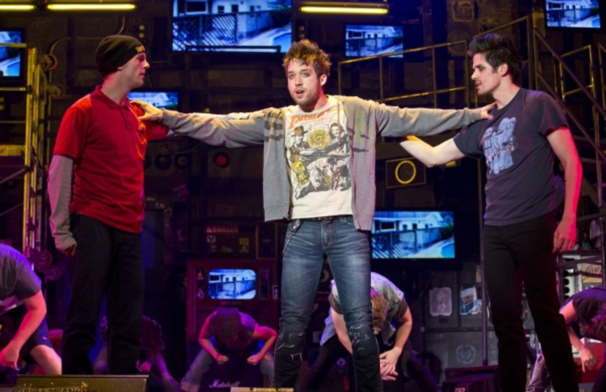 Dan Tracy (Tunny), Jared Nepute (Johnny) and Casey OÃ¢â‚¬â„¢Farrell (Will) in AMERICAN IDIOT at 