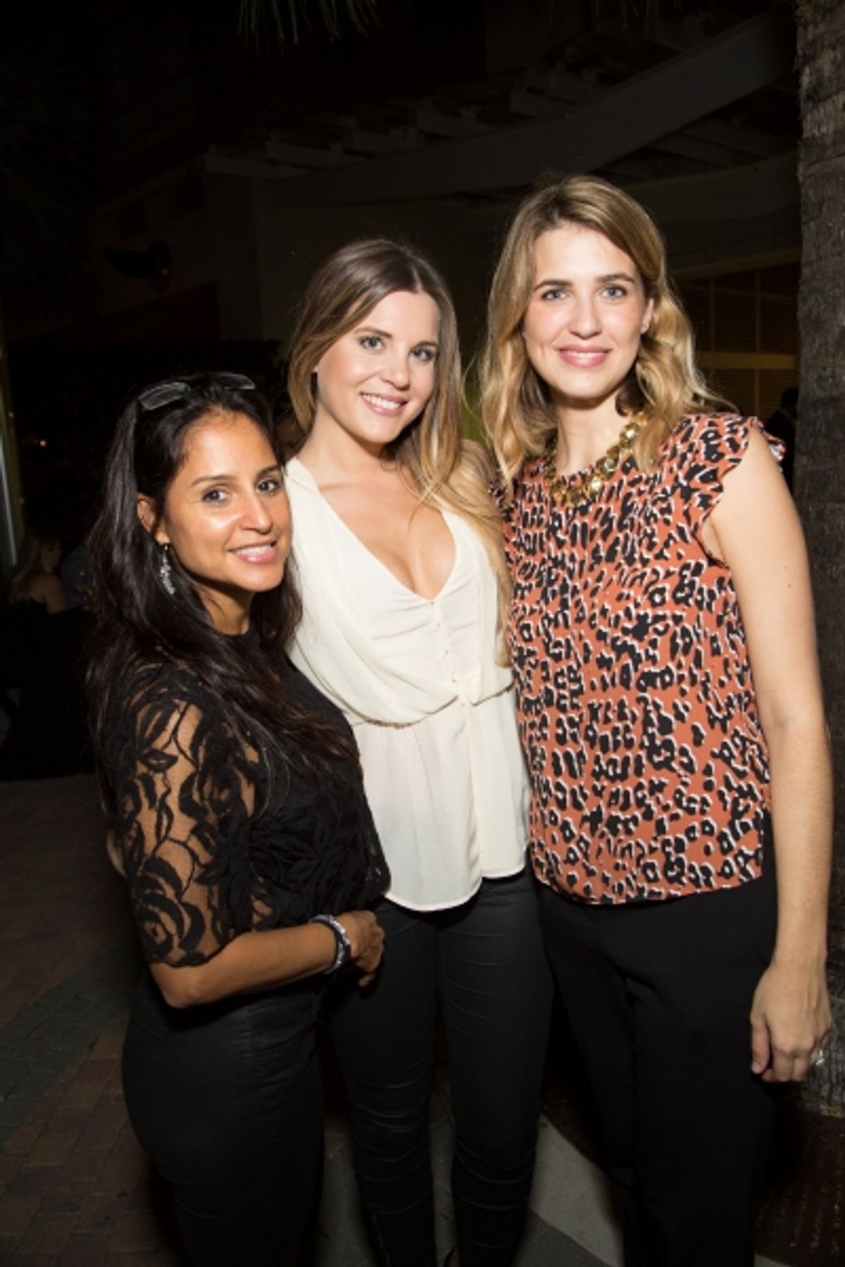 Gabriela Valle, Brooke Burton and Suzanne Schmidt at 