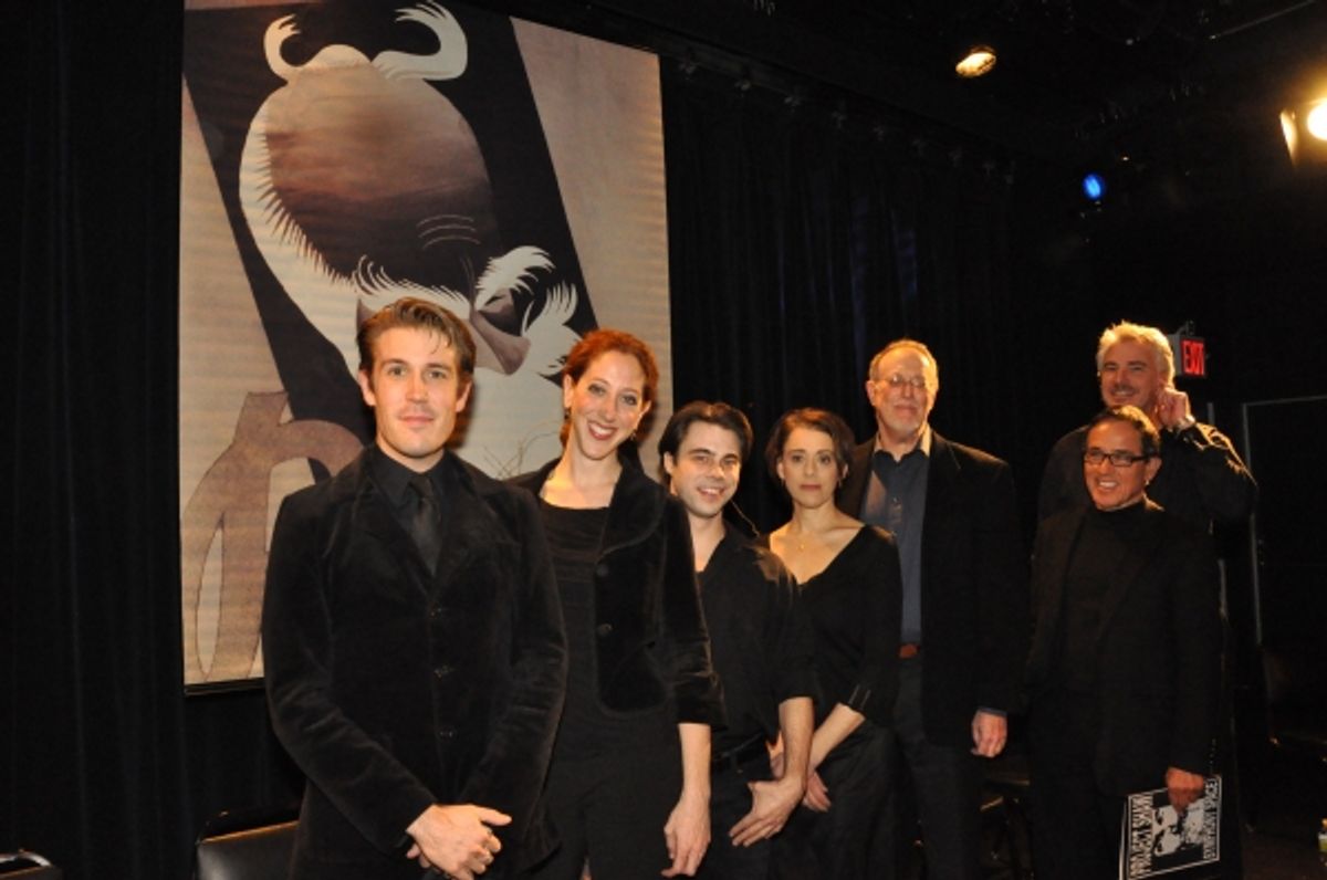 Jordan Coughtry, Alison Cimmet, Brandon J. Vukovik, Judy Kuhn, Bill Kux, Patrick Pacheco and Douglas Sills at 