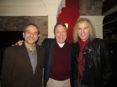 Playwright Joe DiPietro, actor Greg Mullavey and frequent DiPietro collaborator David Photo