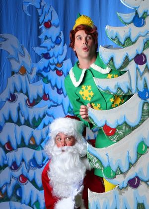 Jami Keck as the Buddy the Elf and Kala''au as Santa Photo