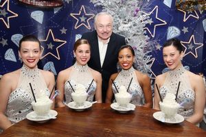 The Rockettes with Serendipity 3 Owner Stephen Bruce Photo