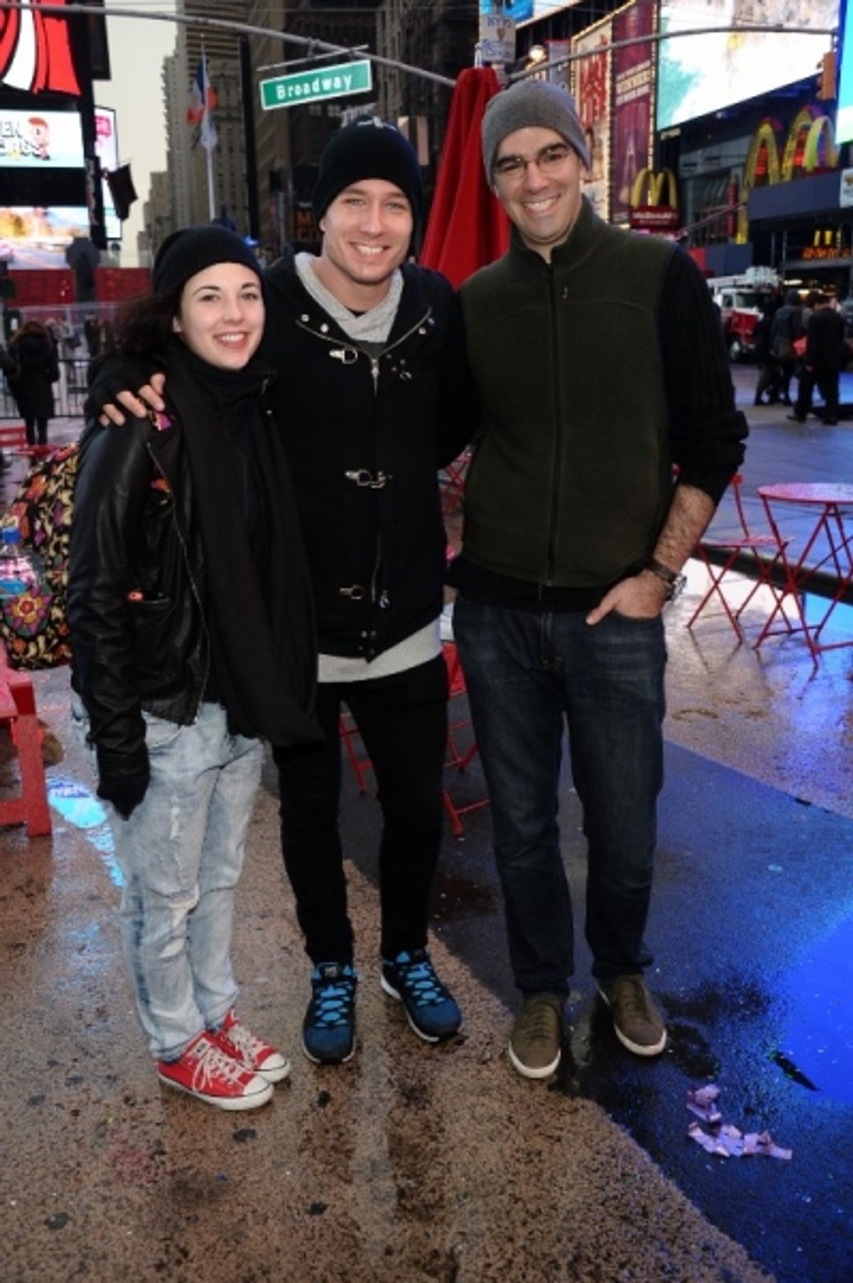  Emily Greenwell, Derek Mitchell (choreographer), Zohar Adner at 