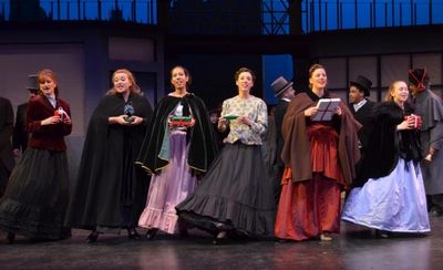 ''Townspeople'' Linda Nussbaum, Kelci Kosberg, Christiane Darensbourg, Laura Chaneski Photo